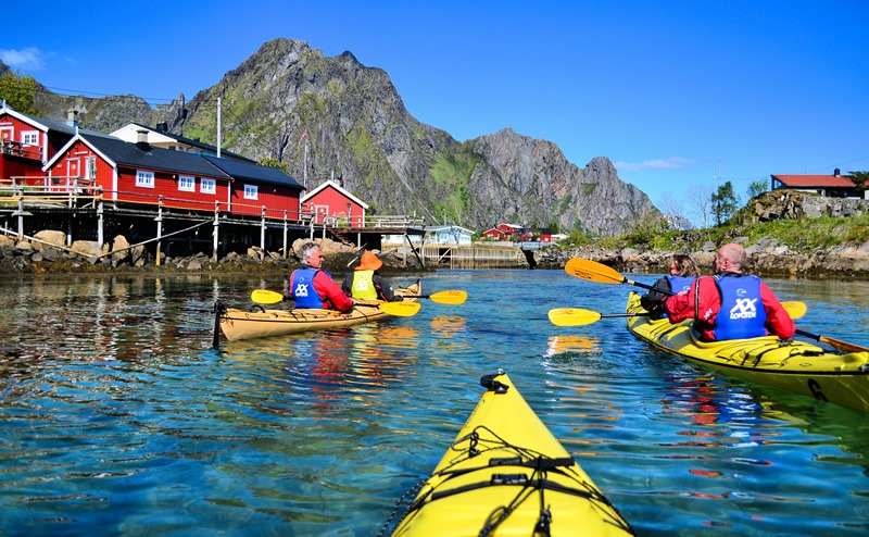 Svolvær Kayaking with XXLofoten, Norway.