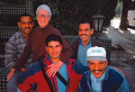 Senior group travel in Morocco.