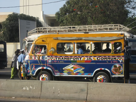 Dakar, Senegal, car rapide.