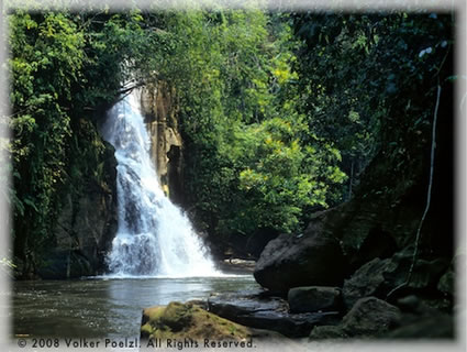 Water from the Andean glaciers flows into the Amazon.