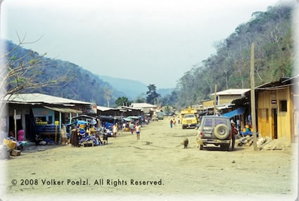 Settlements along the Amazon.