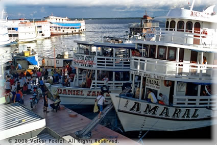 Manaus city on Amazon