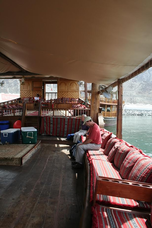 Onboard the dhow