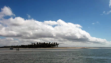 Fishing bay in Boipeba, Brazil.