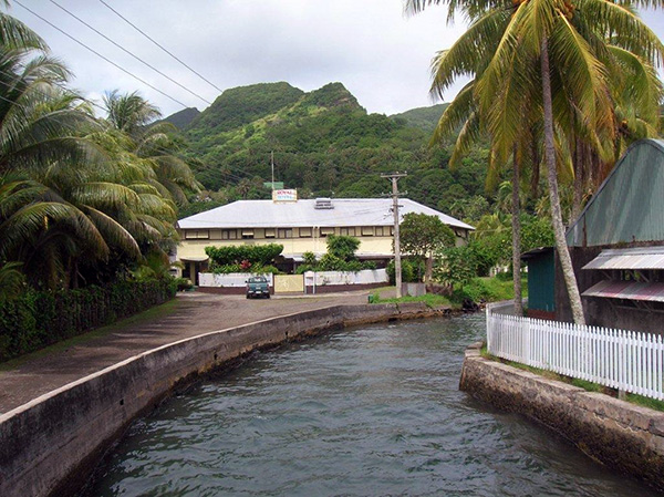 The Royal Hotel in Ovalau, Fiji.