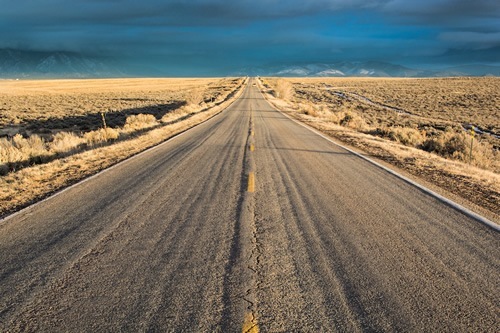 The open road in India.