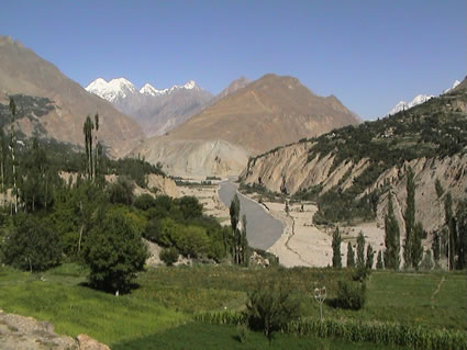 Outside Karimabad, Pakistan.