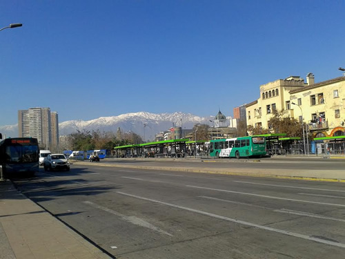 Andes mountains seen from Santiago, Chile.