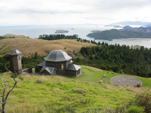 Views of the Sanctuary and the ocean beyond.