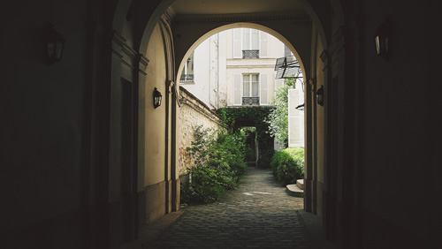 Moving and living in an apartment in Paris, France.