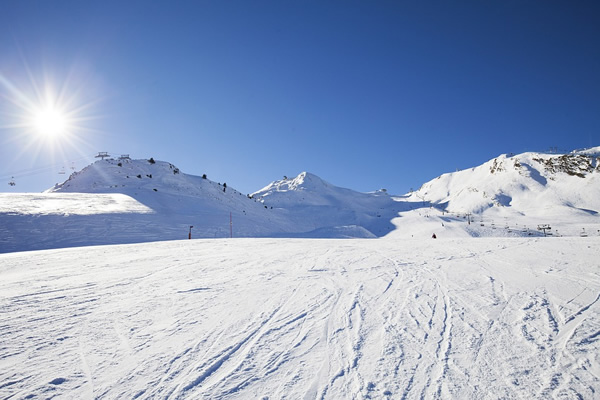 A ski slope in Andorra.