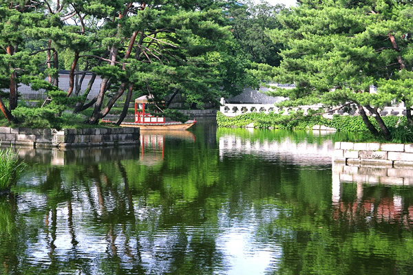 Gyeongbok Palace near Seoul in South Korea.