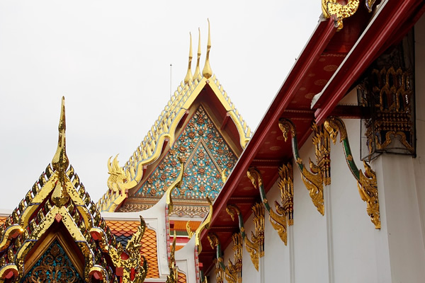 The Grand Palace in Bangkok, Thailand.