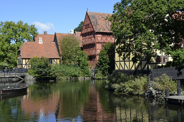 The old town of Aarhus, Denmark.