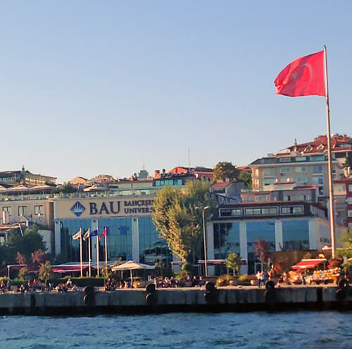 One of the Bahçeşehir University campuses in Istanbul.