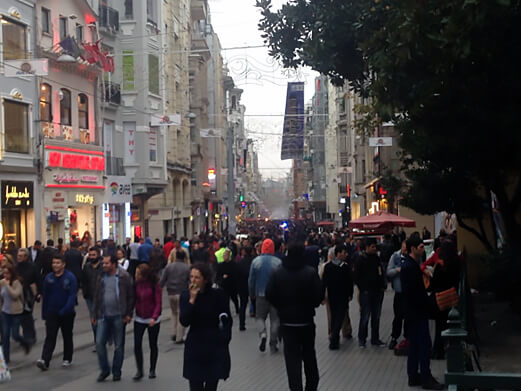 Taksim neighborhood, Istanbul.