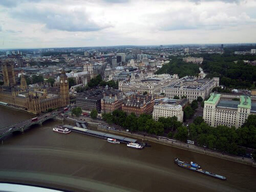 One view of London skyline.