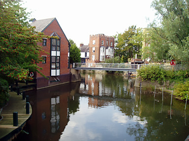 The Isis River in Oxford.