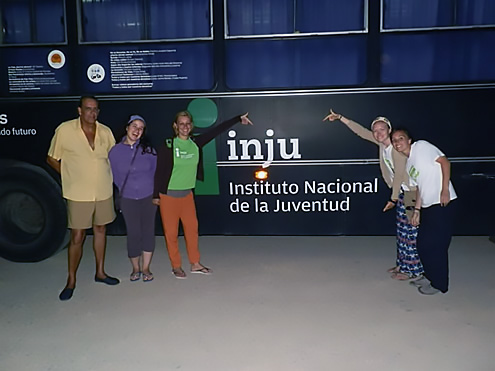 The INJU team and I during the summer project in Uruguay.