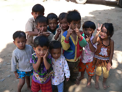 Phnom Penh street kids.