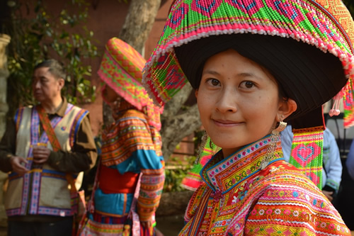 Smiling woman in Chiang Mai, Thailand